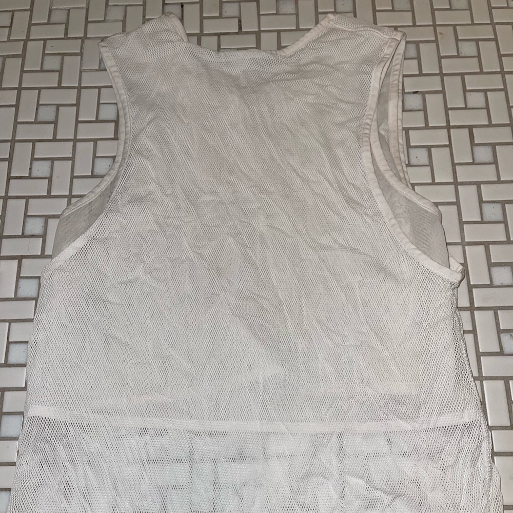 lulu crop mesh tank